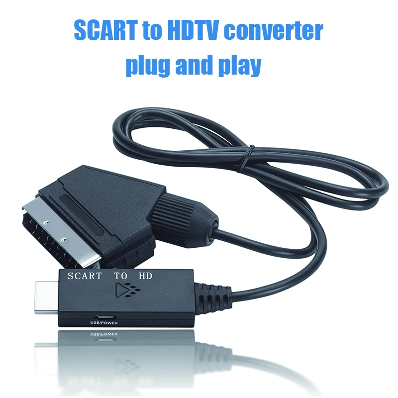 Scart To Hdmi - Convertitore da SCART a HDMI, compatibile
