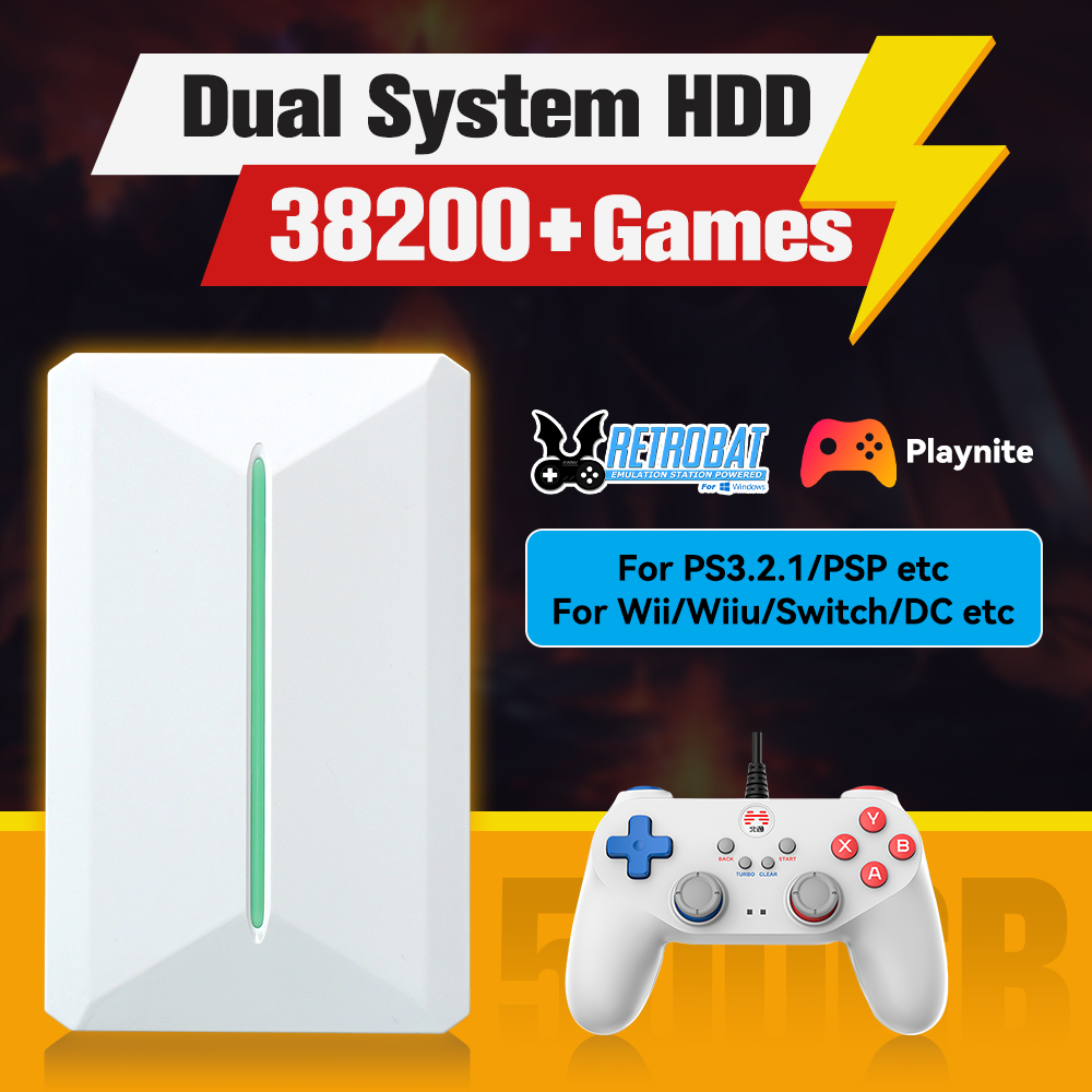 Retro Gaming Kiosk - Retrobat&Playnite System HDD Console di gioco