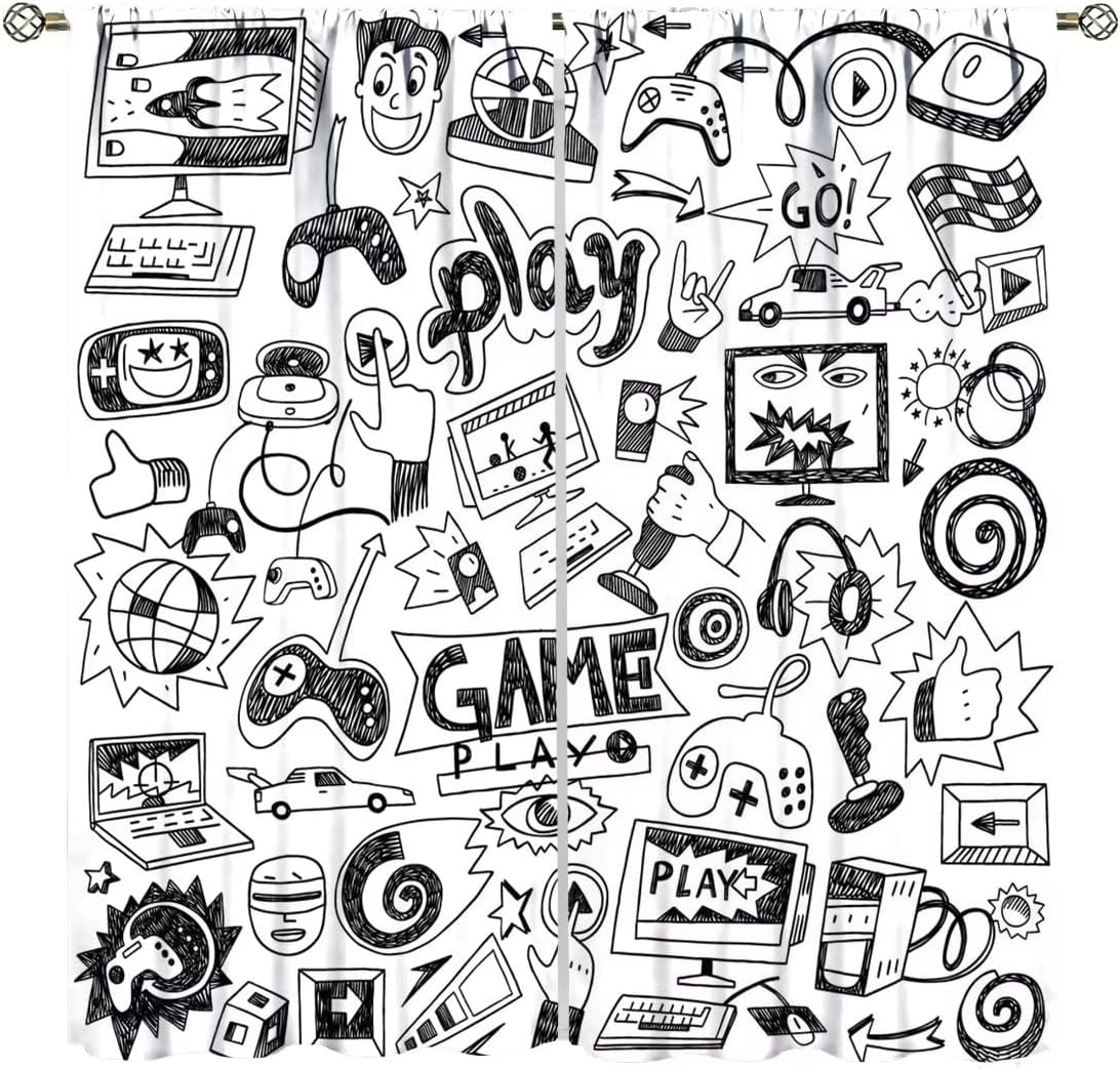 Retro Gaming Youtube - Tende per Videogiochi, Decorazione per Stanza