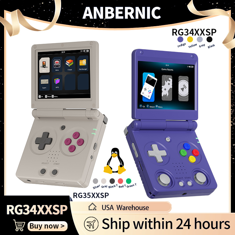 Anbernic RG34XXSP RG35XXSP Con - Retro Gaming Kiosk recensione e prezzo