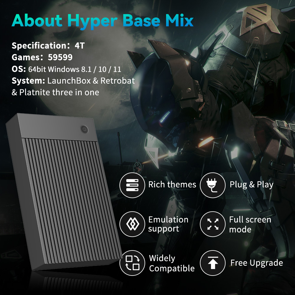 Hyper Base Mix 4TB Console di  - Retro Gaming N64 recensione e prezzo